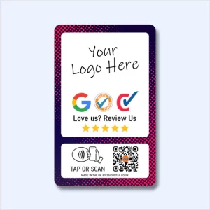 Google Checkatrade & Trustatrader Review Card - Tap and Scan