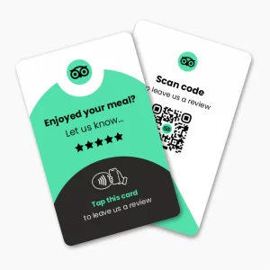 Tripadvisor Restaurant Review Card - Tap And Scan