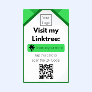 Visit my Linktree Tap & Scan Card