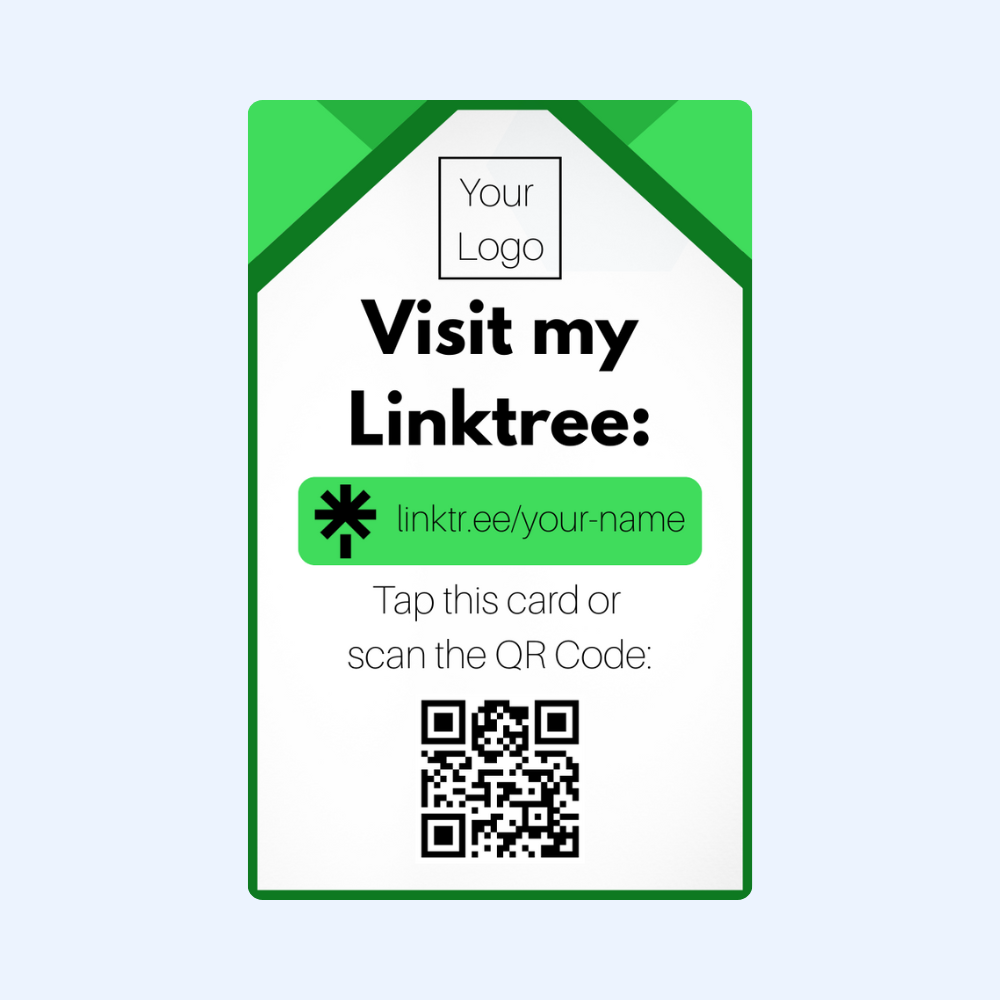 Visit my Linktree Tap & Scan Card